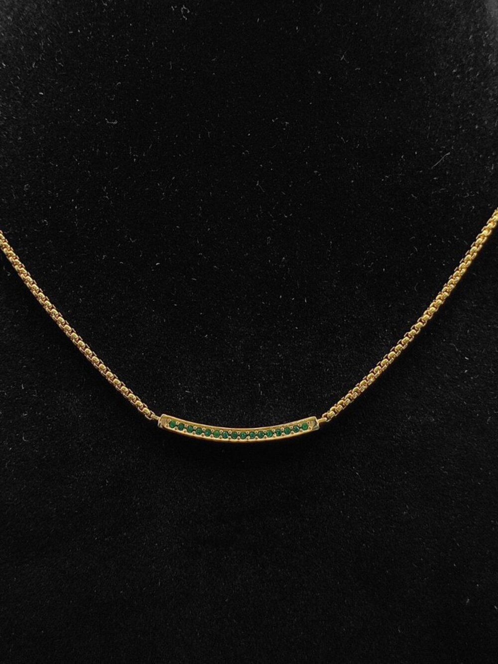 🌸🌸🌸David Yurman Green Diamond Necklace